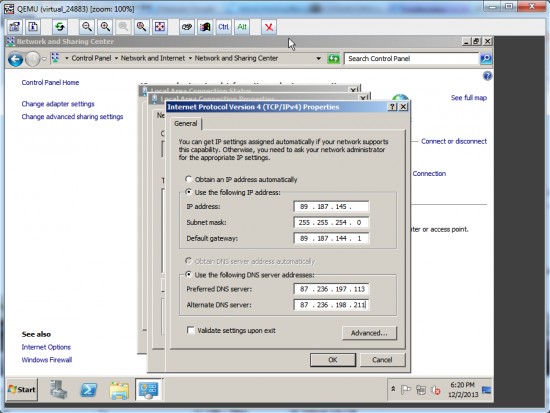 Протокол интернета версии 4 tcp ipv4 настройка в ручную windows 7 белтелеком