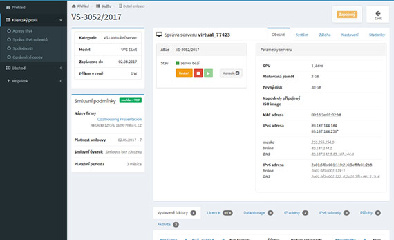 Administration of VDS in the CP