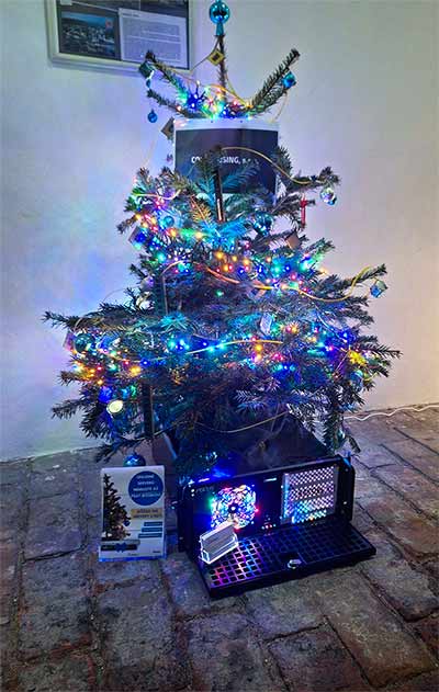 Data center christmas tree