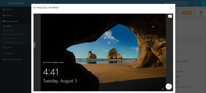 Unlock system via Ctrl+Alt+Delete Unlock system via Ctrl+Alt+Delete